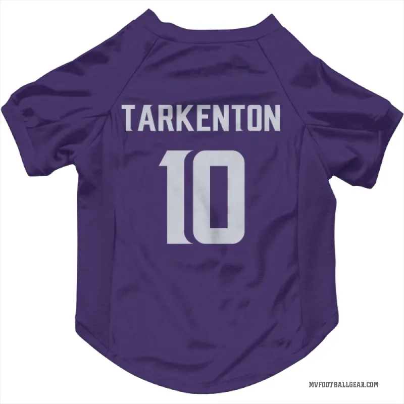 Fran Tarkenton  Purple Minnesota Vikings  Cat & Dog Pet Jersey