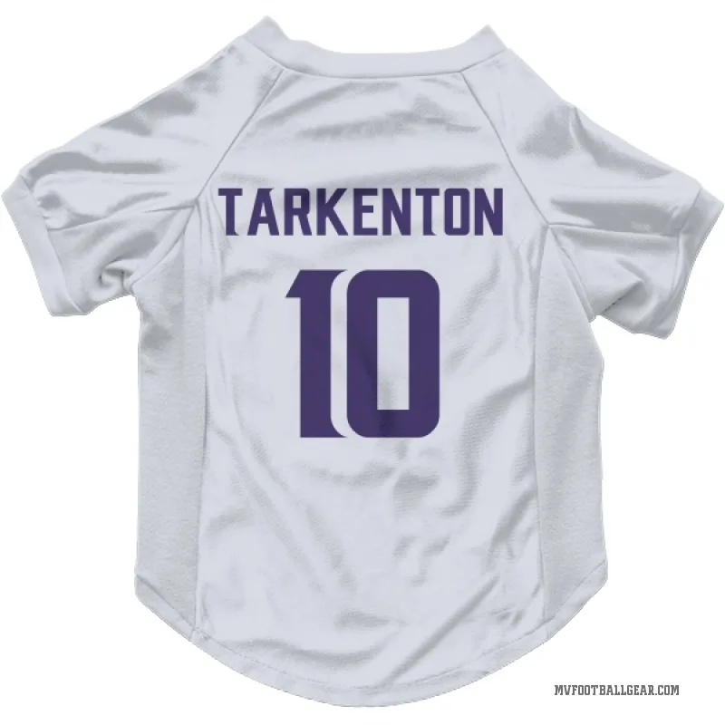 Fran Tarkenton  White Minnesota Vikings  Cat & Dog Pet Jersey